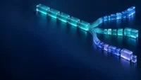 A single teal data prefix branches into three distinct blue and purple sequences on a dark navy background.